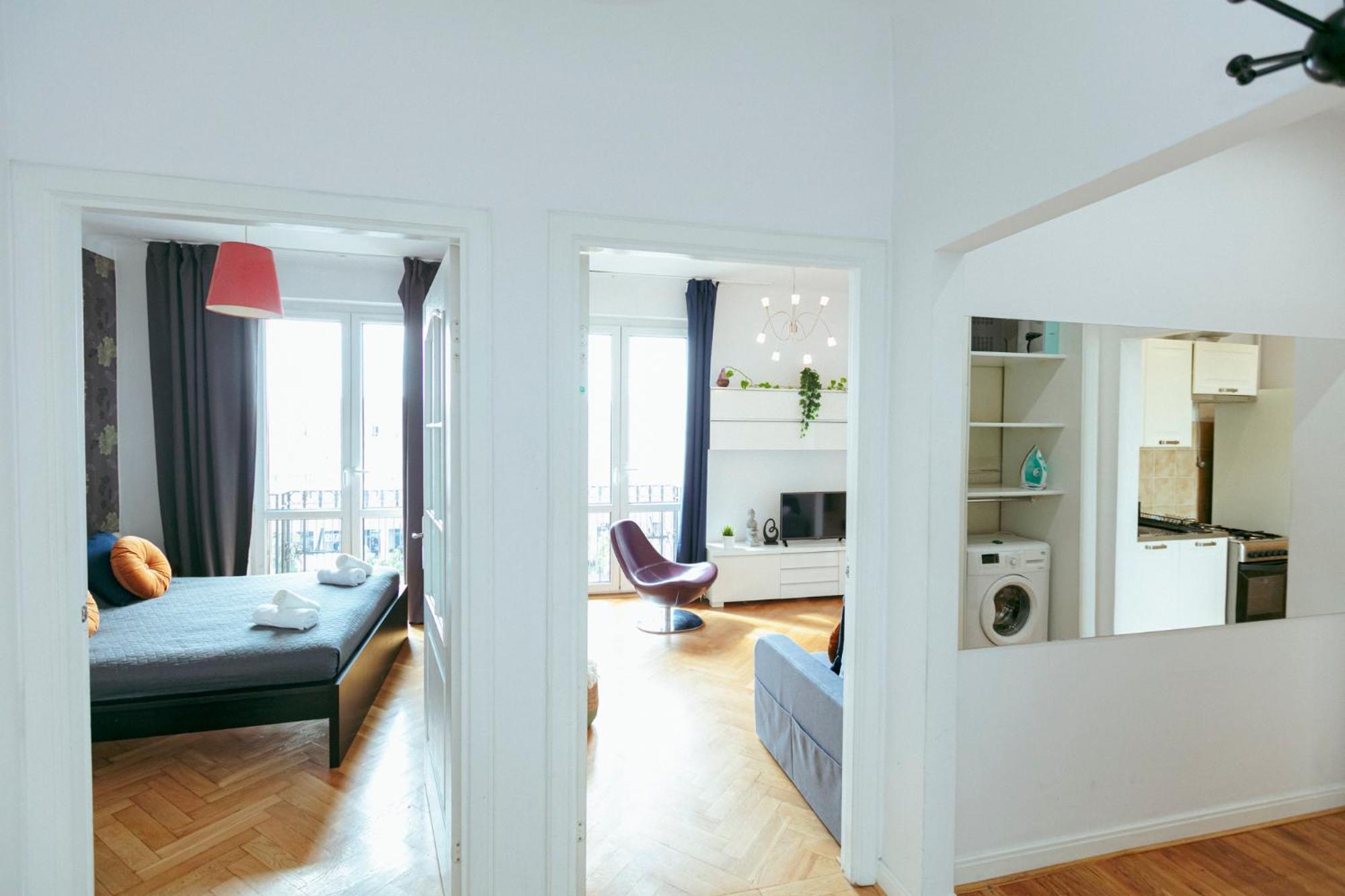 Plac Konstytucji 6 Grey - Bezplatny Garaz Podziemny - Free Parking - Apartament Dla 4 Osob Warsaw Ngoại thất bức ảnh